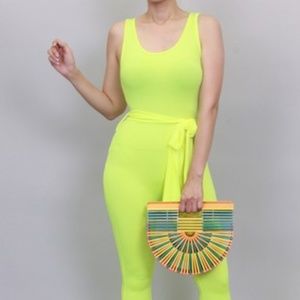 Lime Green Jumpsuit